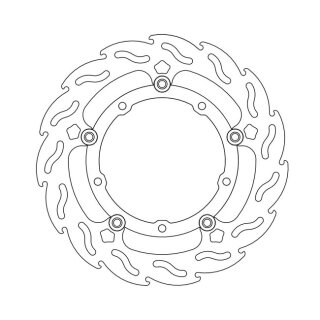 Moto-Master Flame series floating brake rotor