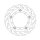 Moto-Master Flame series floating brake rotor