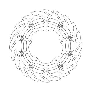 Moto-Master Flame series floating brake rotor