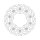 Moto-Master Flame series floating brake rotor