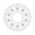 Moto-Master Flame series floating brake rotor