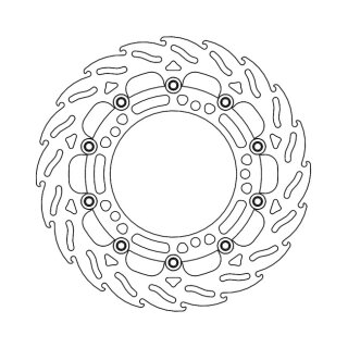 Moto-Master Flame series floating brake rotor
