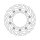 Moto-Master Flame series floating brake rotor