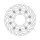 Moto-Master Flame series floating brake rotor