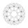 Moto-Master Flame series floating brake rotor