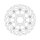 Moto-Master Flame series floating brake rotor