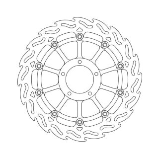Moto-Master Flame series floating brake rotor