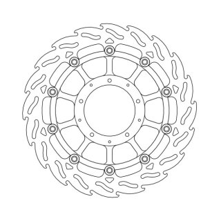 Moto-Master Flame series floating brake rotor