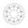 Moto-Master Flame series floating brake rotor