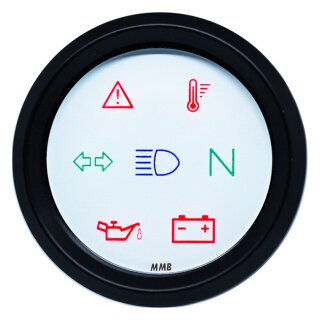 MMB 48mm Ultra Mini indicator lights Black