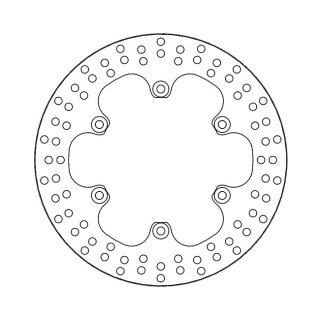 Moto-Master Halo series fixed brake rotor