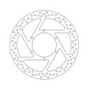 Moto-Master Halo series fixed brake rotor