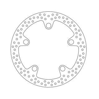 Moto-Master Halo series fixed brake rotor