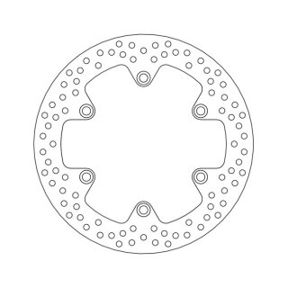 Moto-Master Halo series fixed brake rotor