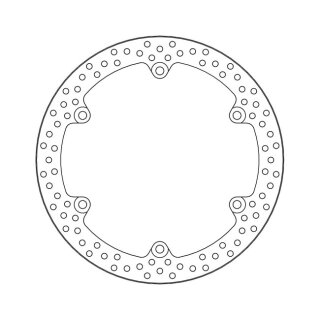 Moto-Master Halo series fixed brake rotor