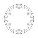 Moto-Master Halo series fixed brake rotor
