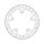 Moto-Master Halo series fixed brake rotor