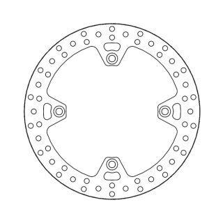 Moto-Master Halo series fixed brake rotor