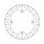 Moto-Master Halo series fixed brake rotor
