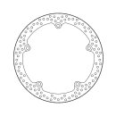 Moto-Master Halo series fixed brake rotor
