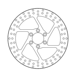 Moto-Master Halo series fixed brake rotor