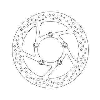 Moto-Master Halo series fixed brake rotor