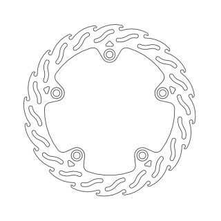 Moto-Master Flame series fixed brake rotor