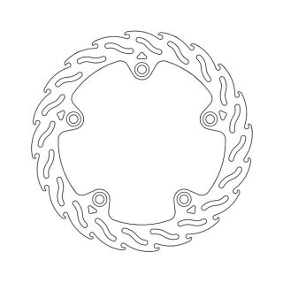 Moto-Master Flame series fixed brake rotor