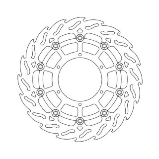Moto-Master Flame series floating brake rotor