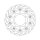 Moto-Master Flame series floating brake rotor