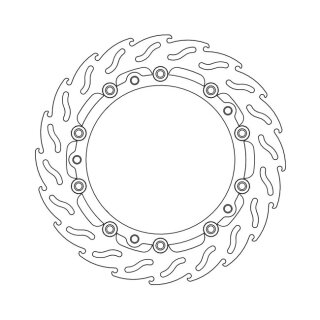 Moto-Master Flame series floating brake rotor