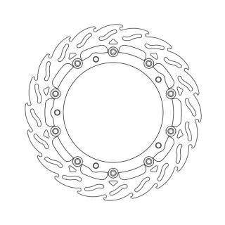 Moto-Master Flame series floating brake rotor