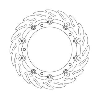 Moto-Master Flame series floating brake rotor