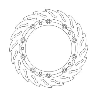 Moto-Master Flame series floating brake rotor