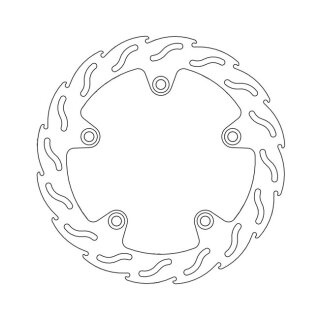 Moto-Master Flame series brake rotor
