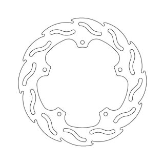 Moto-Master Flame series brake rotor