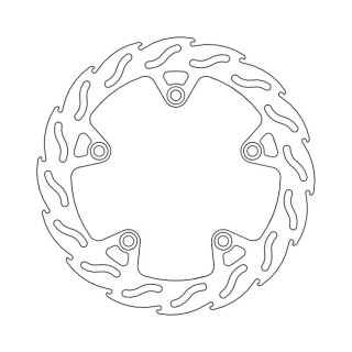 Moto-Master Flame series brake rotor