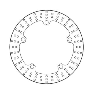 Moto-Master Halo series fixed brake rotor
