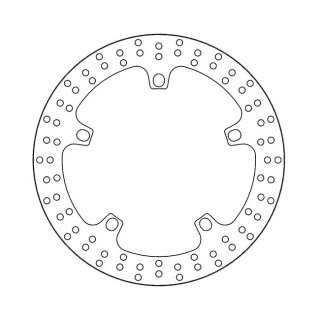 Moto-Master Halo series fixed brake rotor