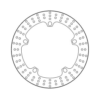 Moto-Master Halo series fixed brake rotor