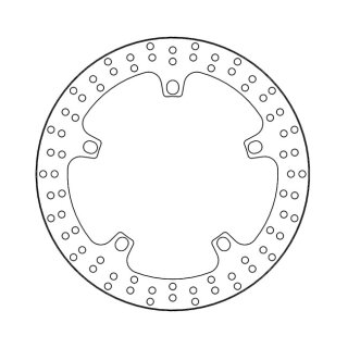 Moto-Master Halo series fixed brake rotor