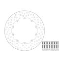 Moto-Master Halo series fixed brake rotor