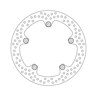 Moto-Master Halo series fixed rivited brake rotor