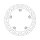 Moto-Master Halo series fixed rivited brake rotor