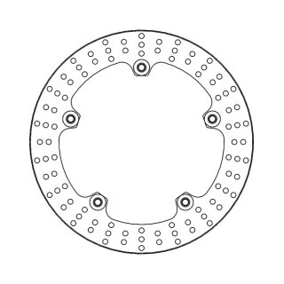 Moto-Master Halo series fixed rivited brake rotor