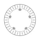 Moto-Master Halo series fixed rivited brake rotor