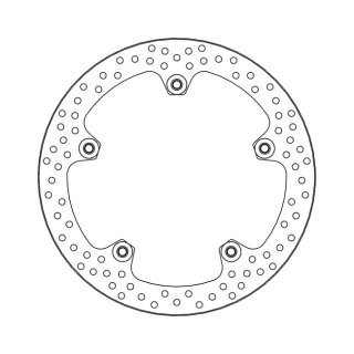 Moto-Master Halo series fixed rivited brake rotor