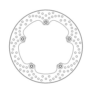 *10 DAYS EXTRA TRANSIT TIME* Moto-Master Halo series fixed rivited brake rotor