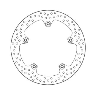 Moto-Master Halo series fixed rivited brake rotor