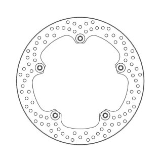Moto-Master Halo series fixed rivited brake rotor